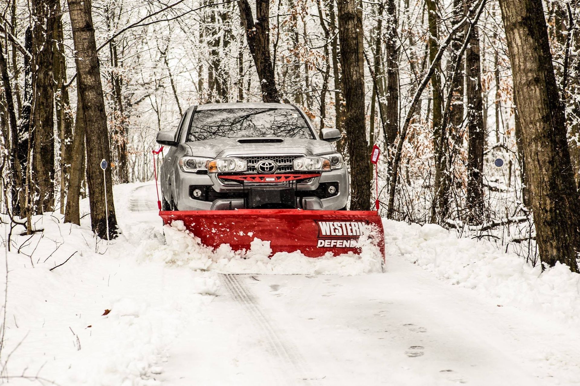 Clearing Snowy Road — Destin, FL — Destin Discount Granite And Cabinets