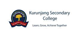 The logo for kurunjang secondary college is a tree with a ribbon around it.