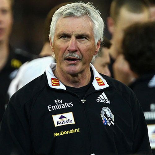 Mick Malthouse at the game.