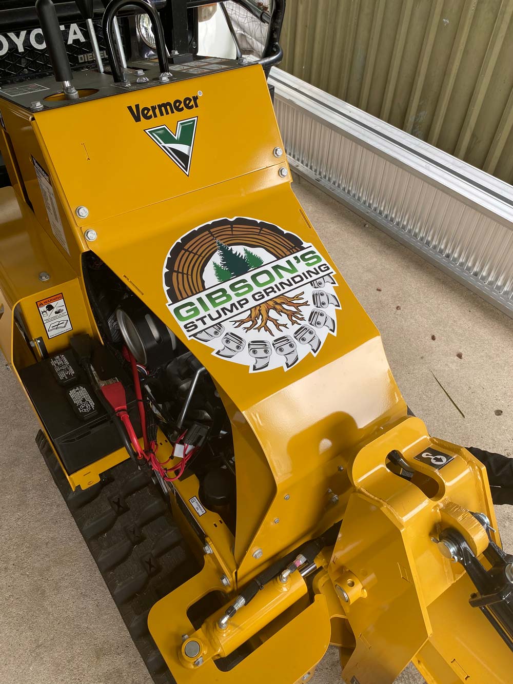 Gibson’s Stump Grinding Equipment — Stump Removal in Townsville, QLD