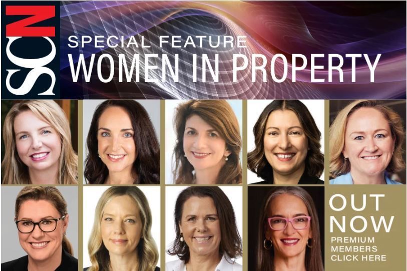 SCN's Women in Property feature, showcasing nine professionals, with a call to action to read the article.