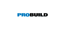 The company logo "PROBUILD" with "PRO" in blue and "BUILD" in black, set against a plain white background.