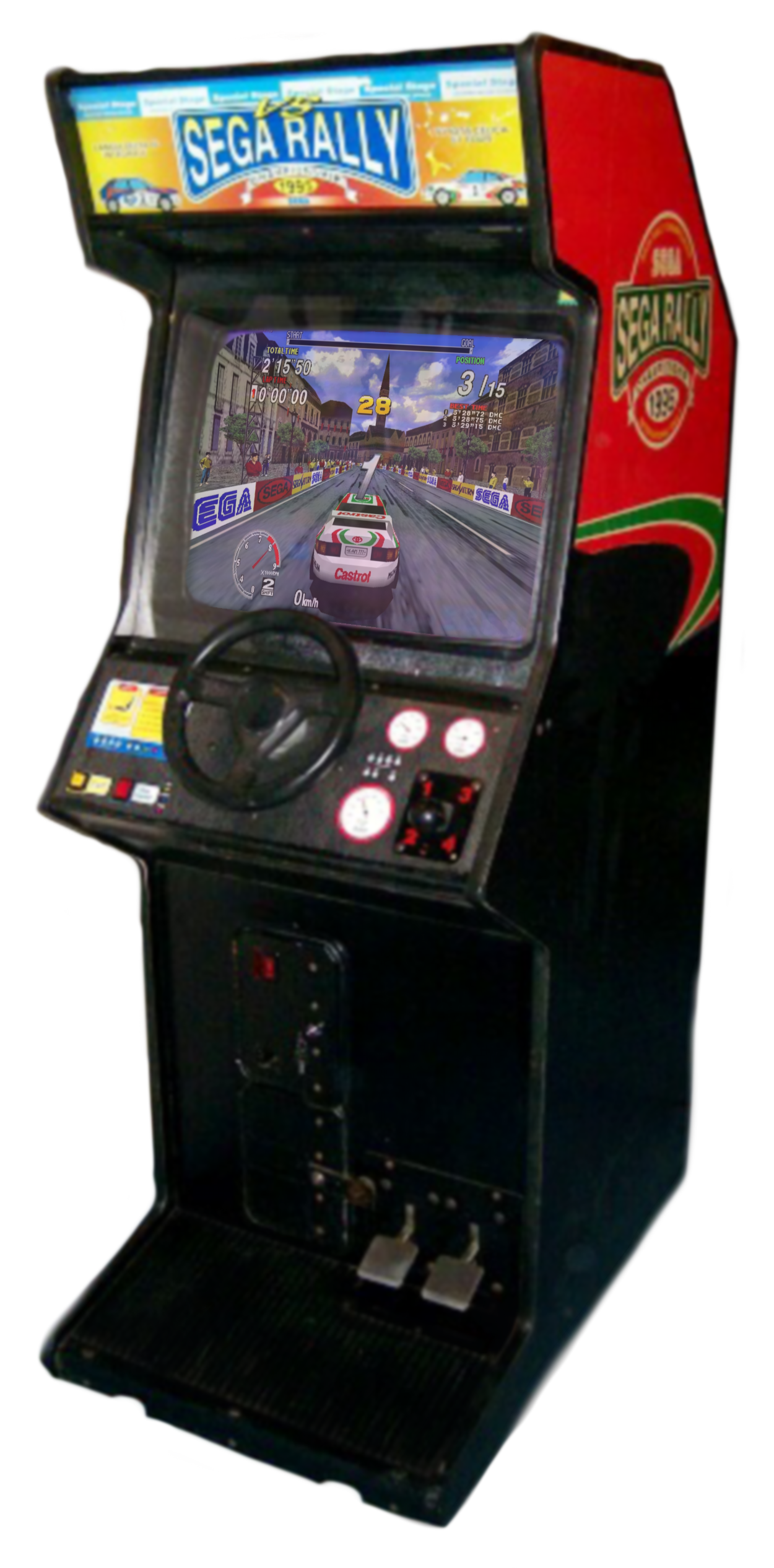 sega rally arcade machine hire