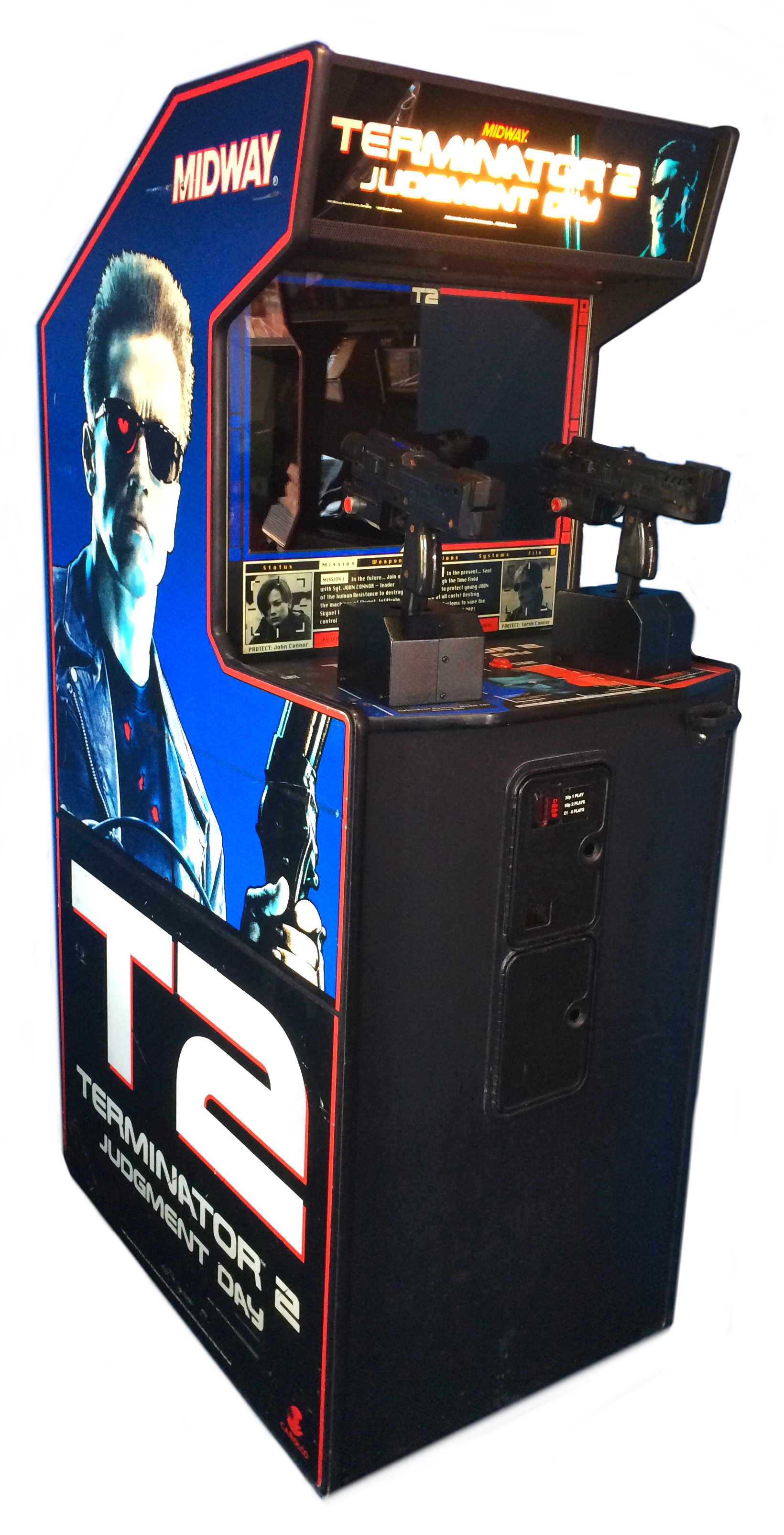 terminator 2 arcade machine hire