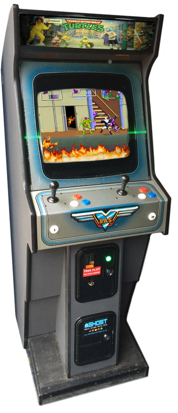 teenage mutant ninja turtles arcade machine hire