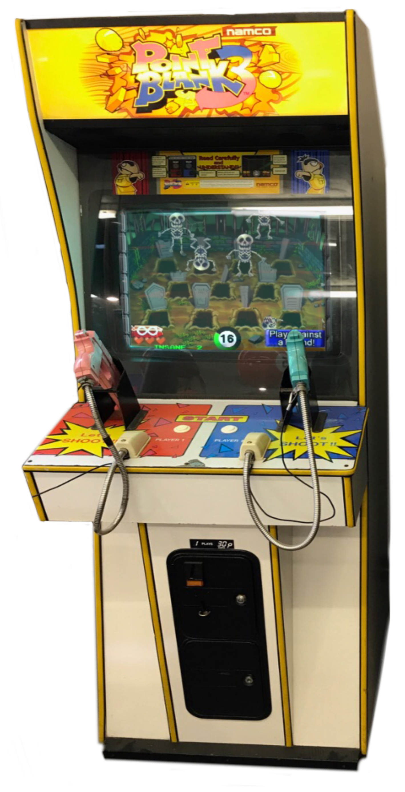 point blank 3 arcade machine hire