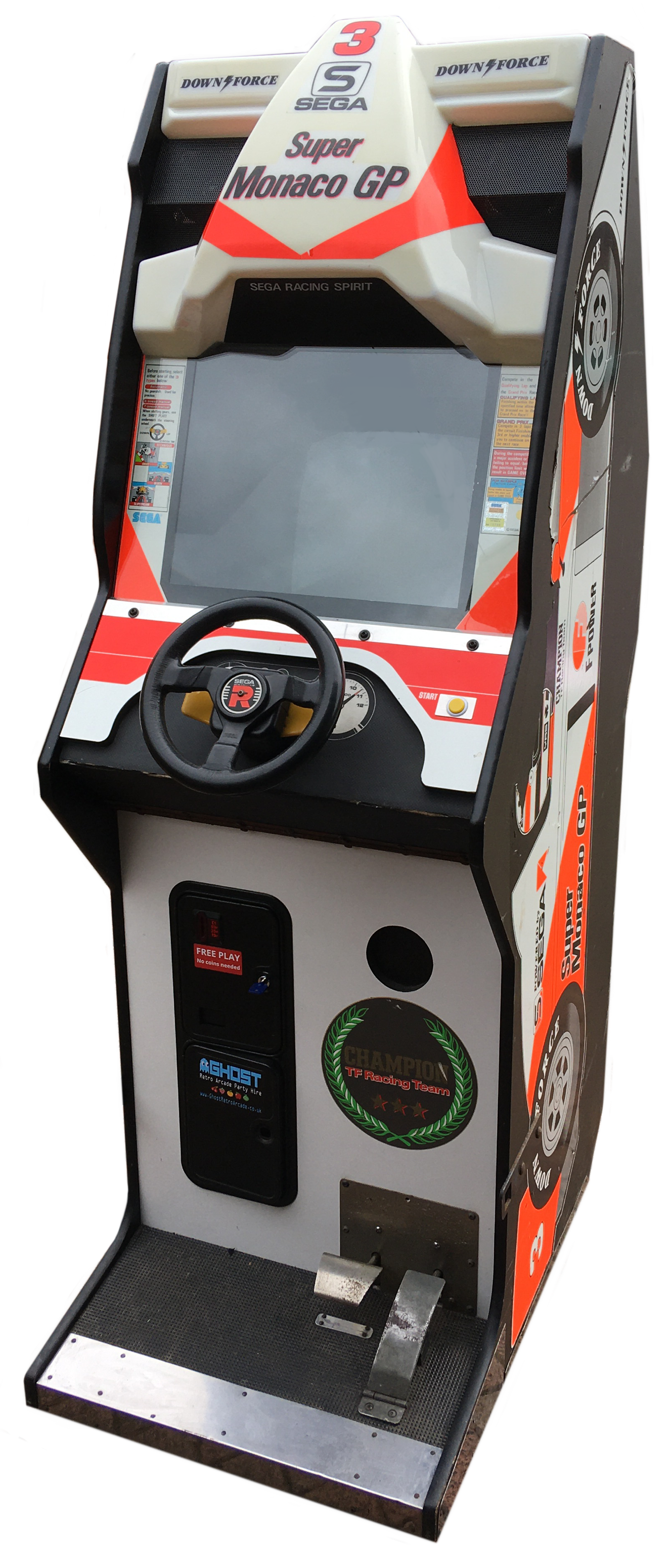 super monaco GP arcade machine hire
