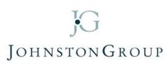 The johnston group logo is shown on a white background