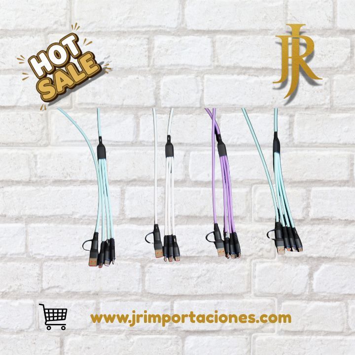 Cable Multipuerto 3 en 1 (Modelos y colores surtidos)
