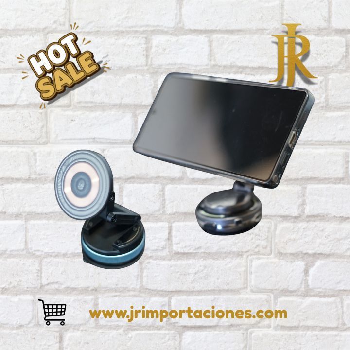 Soporte Magnético para Celular con Luz LED
