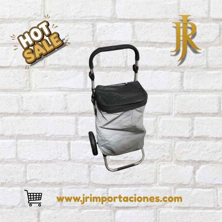 Carrito de Mercado Plegable con Bolsa