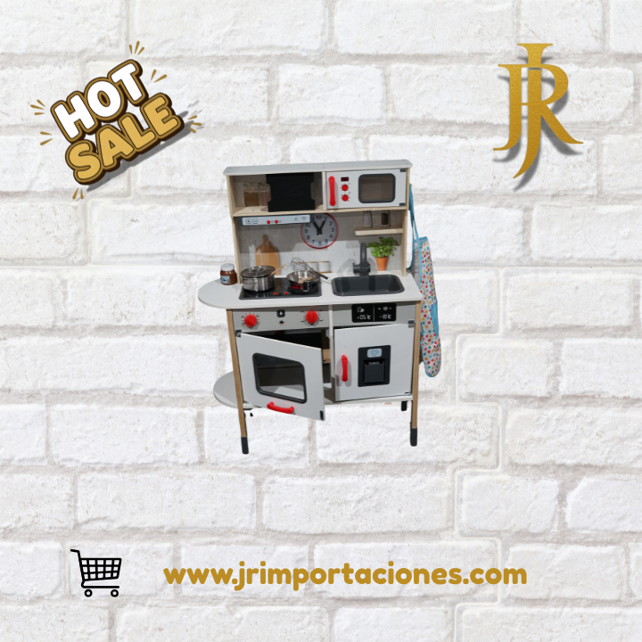Cocina de Juguete de Madera – Completa