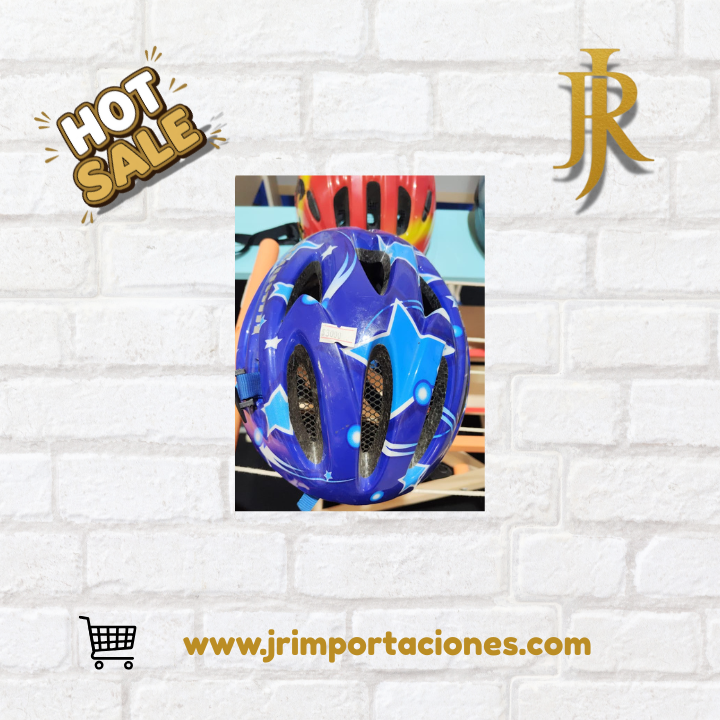 Casco de Ciclismo Infantil – Azul Estrellas