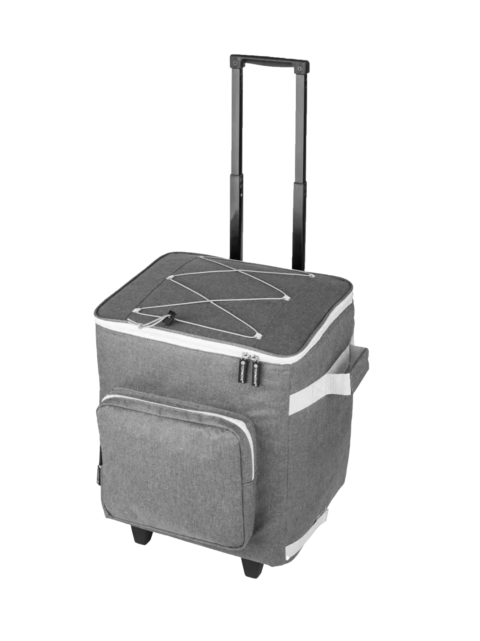 Maleta térmica gris con ruedas