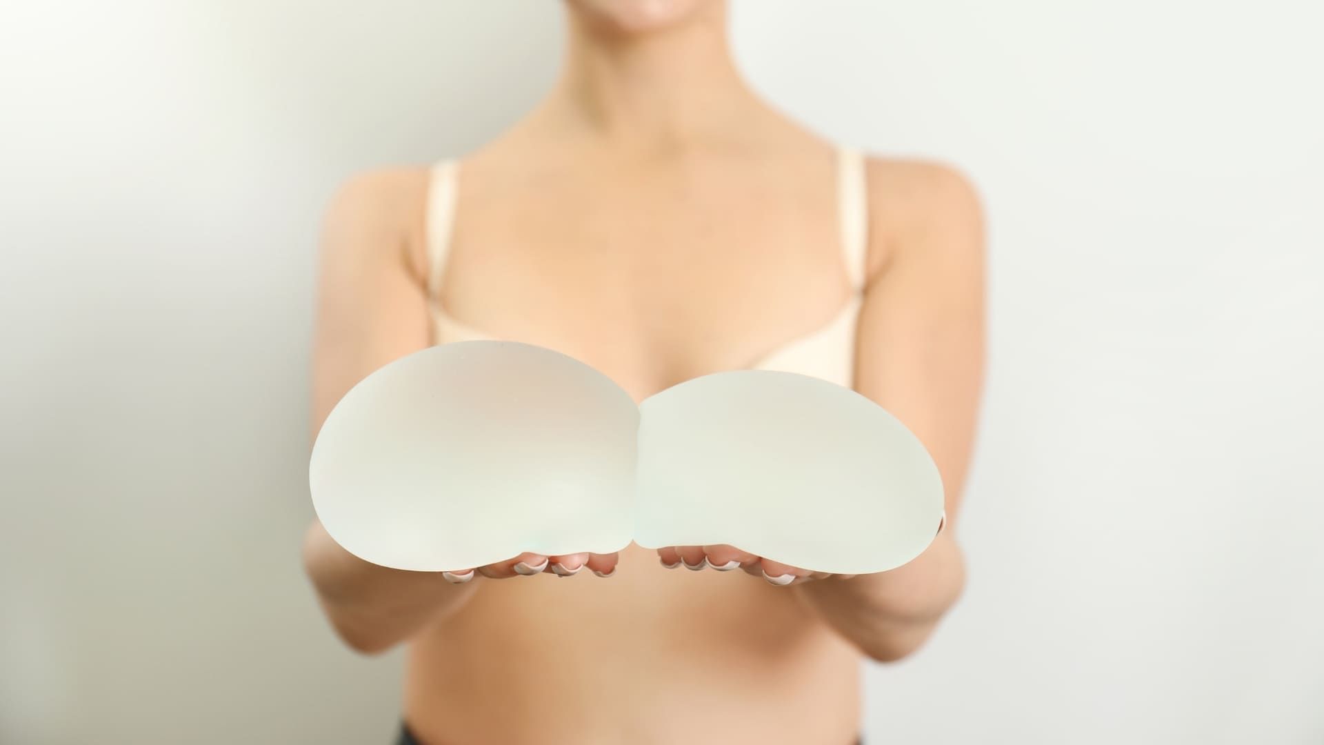 Breast implants.