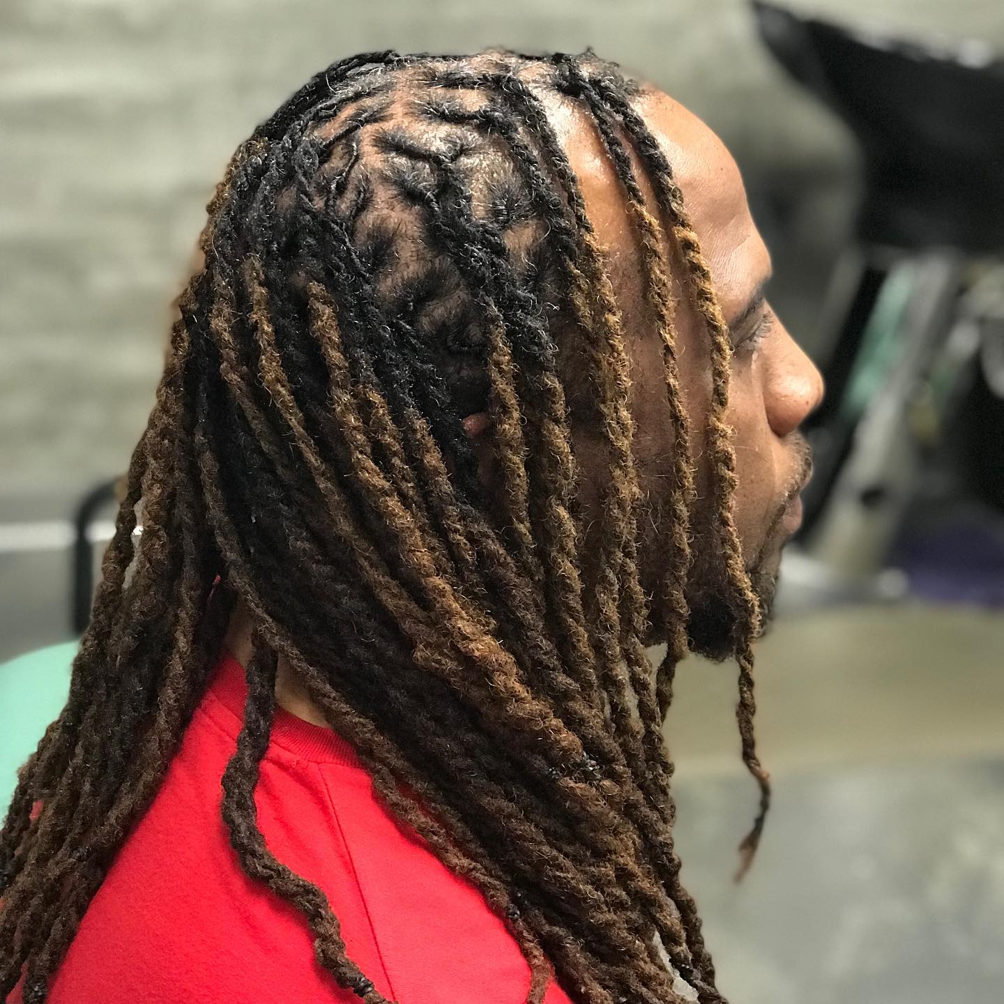 Young Man With Interlocking Braid Hair — Riverside, CA — Mahogany Designs Unlimited Beauty Salon