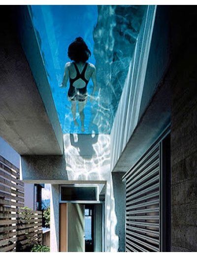 Person At The Glass Pool — Brisbane, QLD — Euroglass Australia