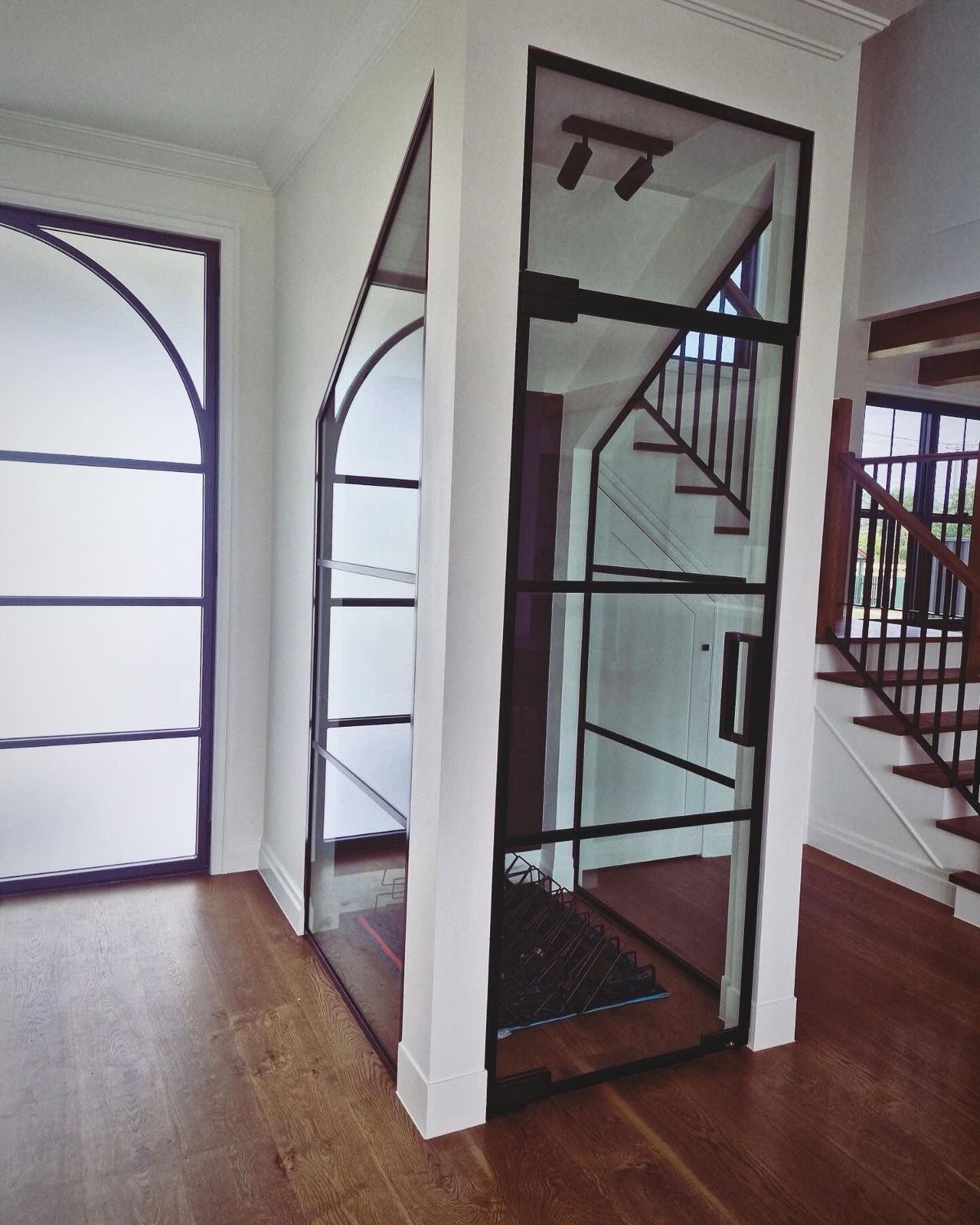 Living Room Wine Cellar — Brisbane, QLD — Euroglass Australia