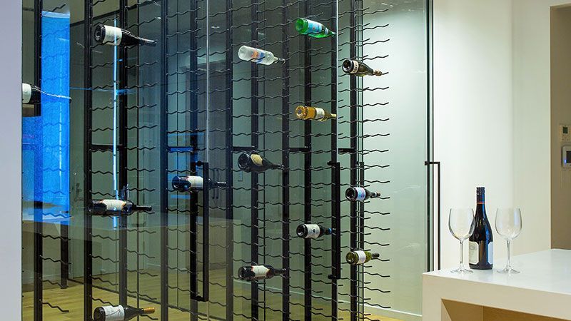 Curly Wires Wine Cellar — Brisbane, QLD — Euroglass Australia