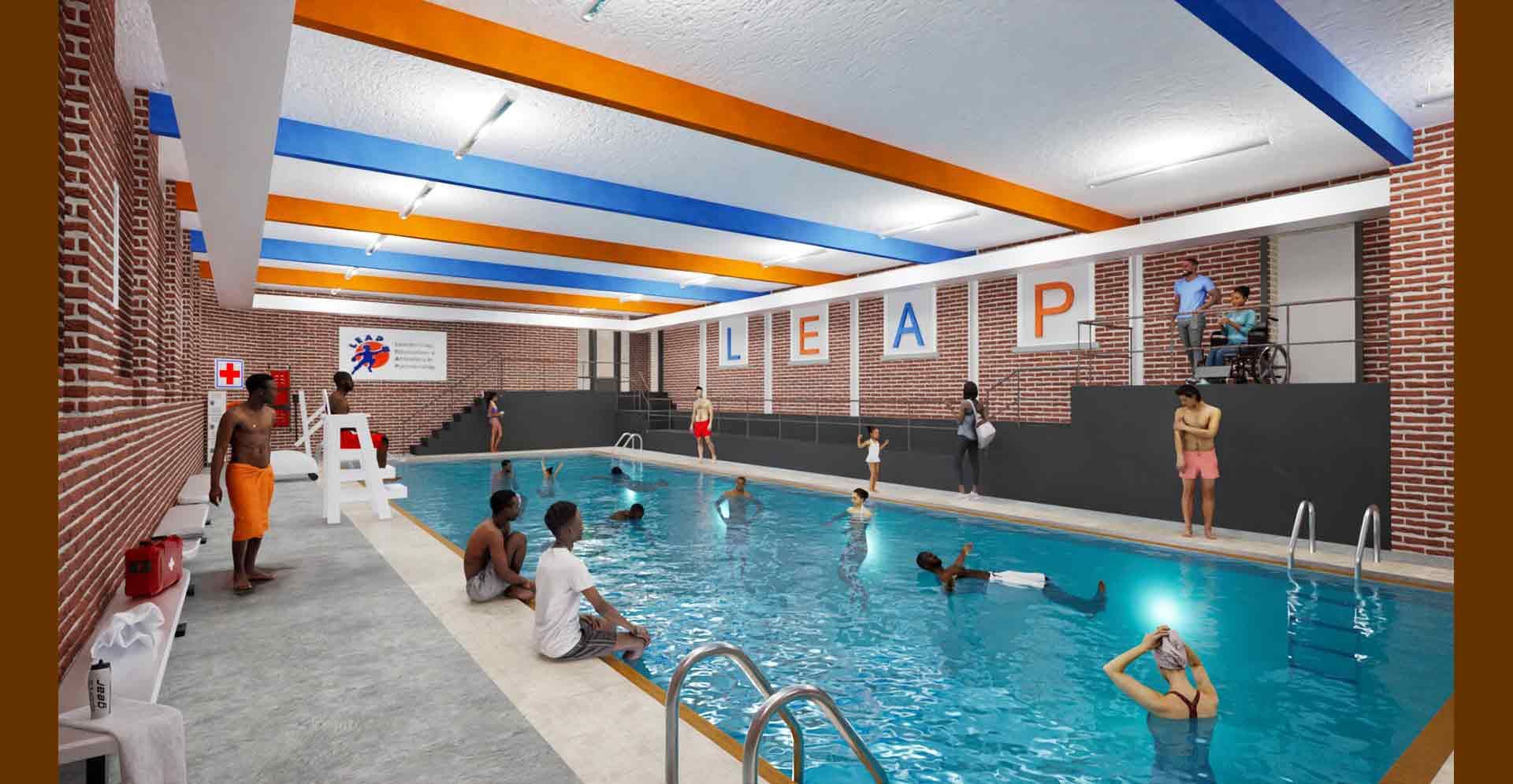 LEAP Community swimming pool