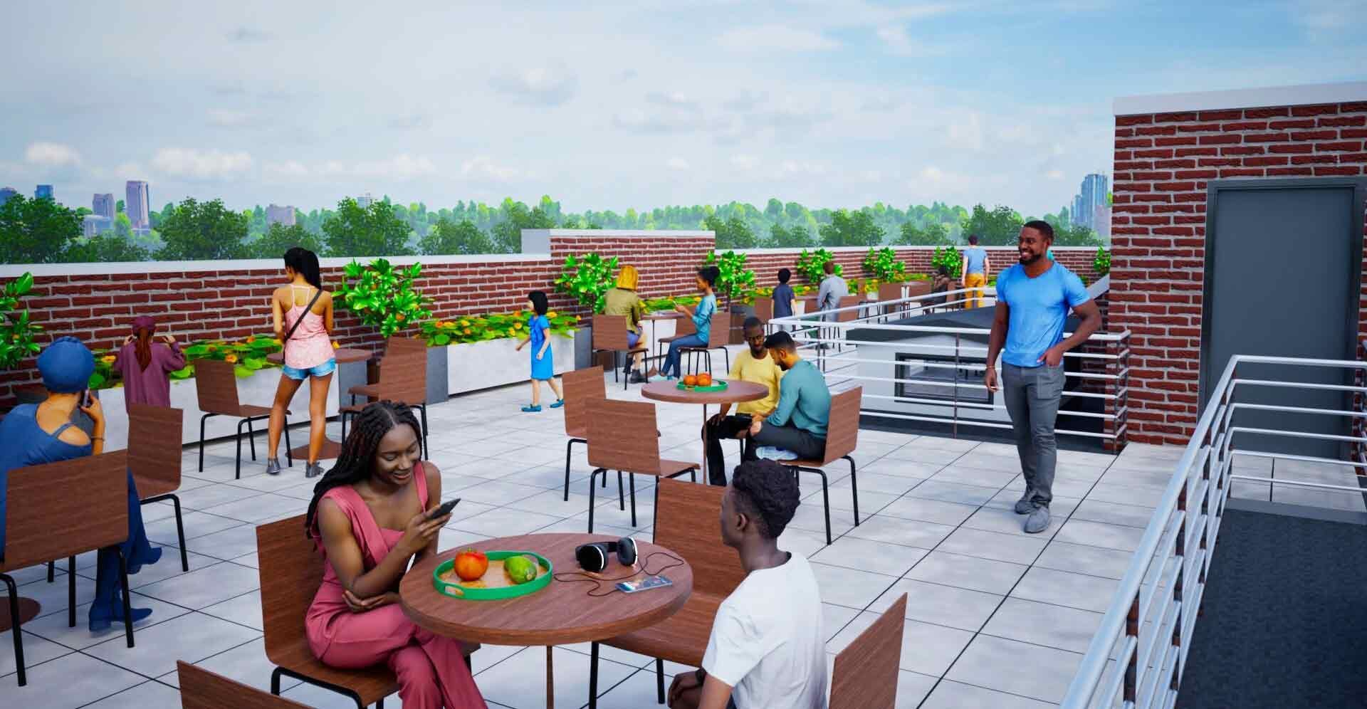 LEAP roof garden