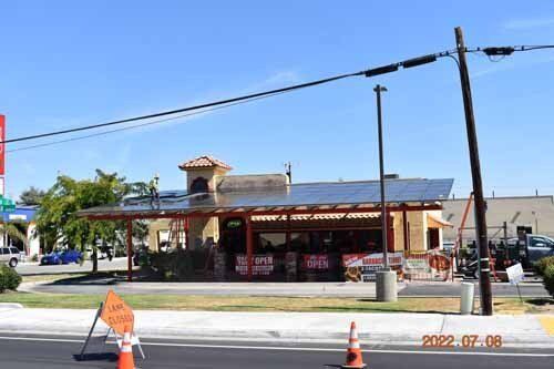 solar panels on ground