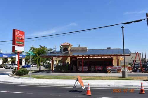 solar panels on ground