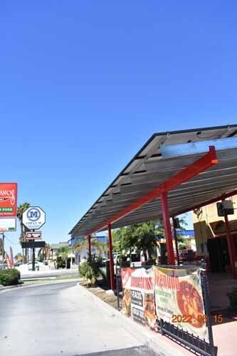 restaurant with solar panels