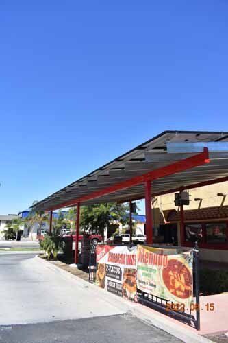 restaurant with solar panels