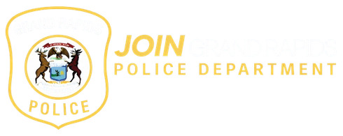 Police department recruitment logo with a badge and text "Join Police Department."