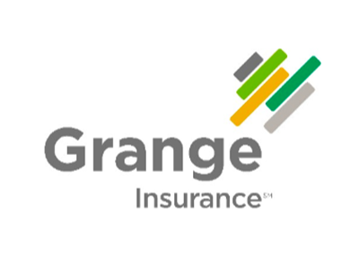 Grange Insurance logo: gray text 