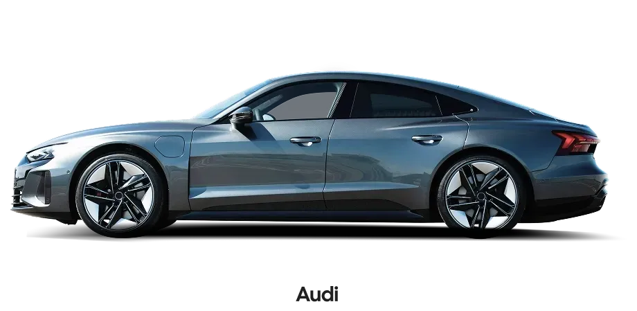 Side view of light blue Audi car | European Plus
