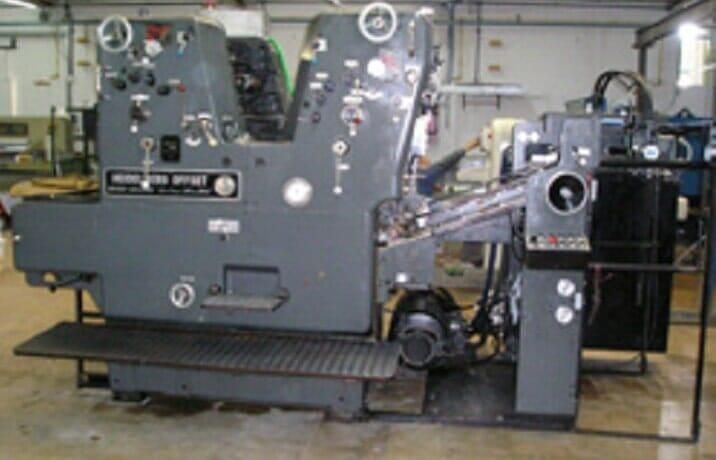 Una máquina con la palabra Heidelberg.