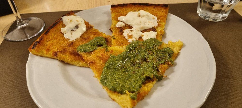 farinata con lardo patanegra