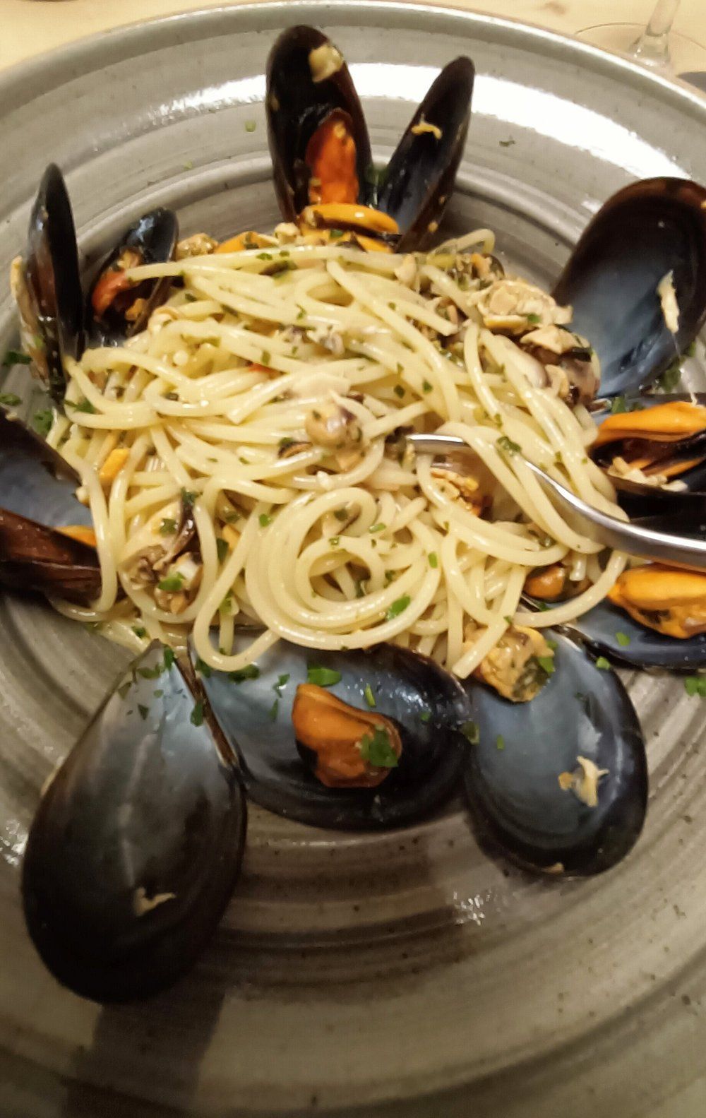 spaghetti di mare Antica Osteria da Caran La Spezia