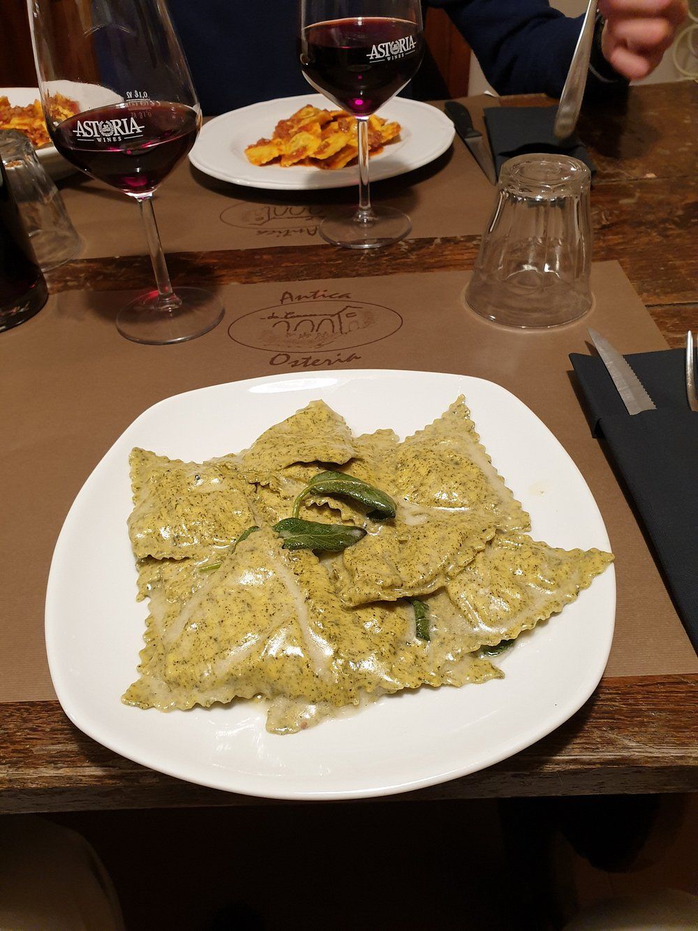 ravioli fatti in casa Antica Osteria da Caran La Spezia