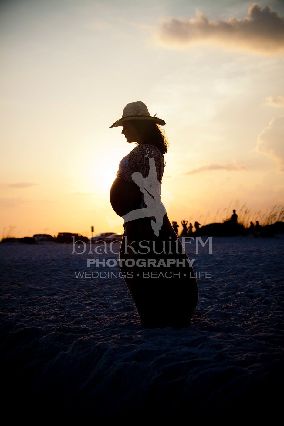Silhouette Maternity Photoshoot — Ft. Walton Beach, FL — Blacksuit FM Photography & Design