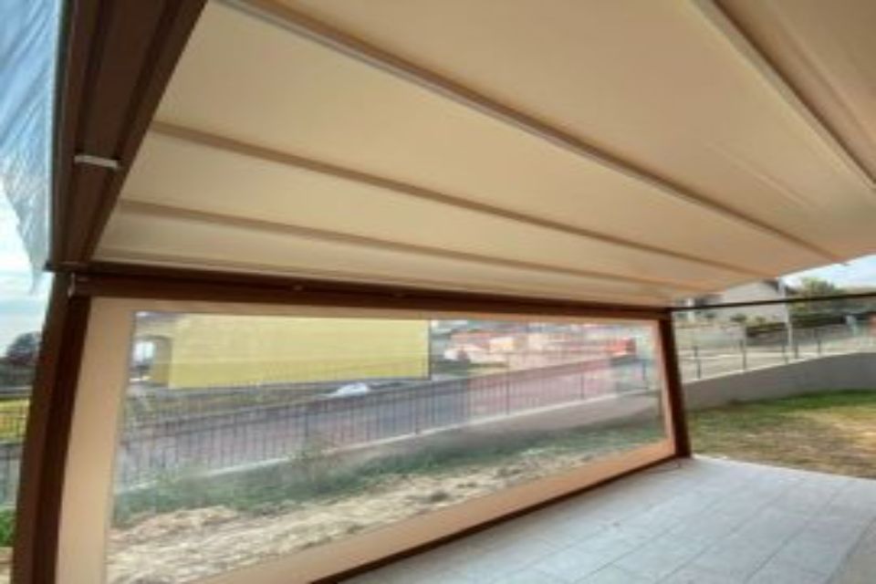 Dettaglio pergole a Torino