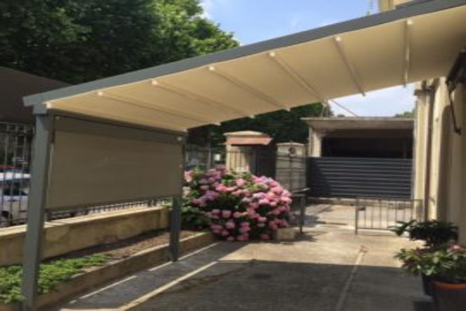 Pergole a Torino con fiori
