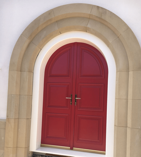 Arched Double Doors