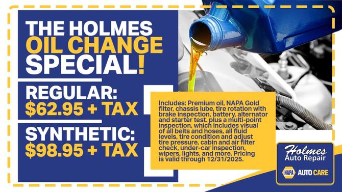 Specials at Holmes Auto Repair in Fort Walton Beach, Fl