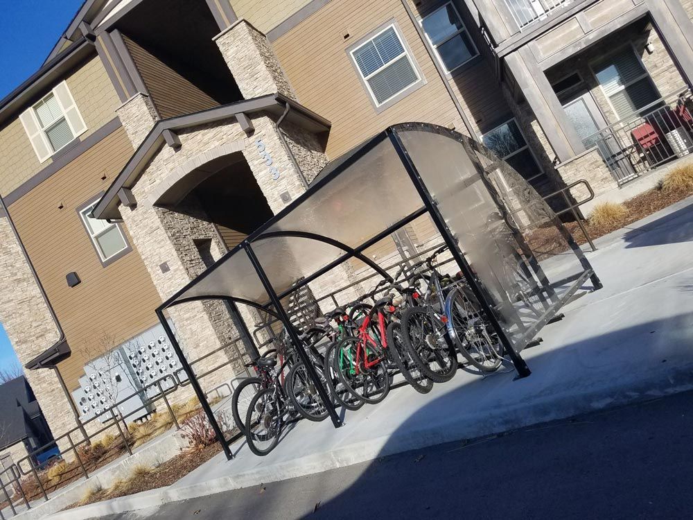 Covered Bike Racks