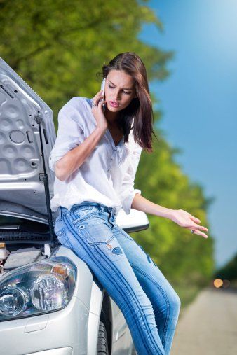 Towing Service — Girl Call For Road Assistance in Suffolk, VA