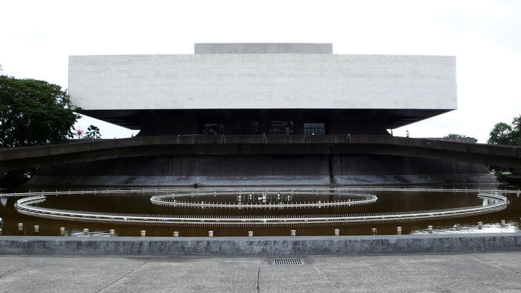 Photo of the facade of The Cultural Center of the Philippines