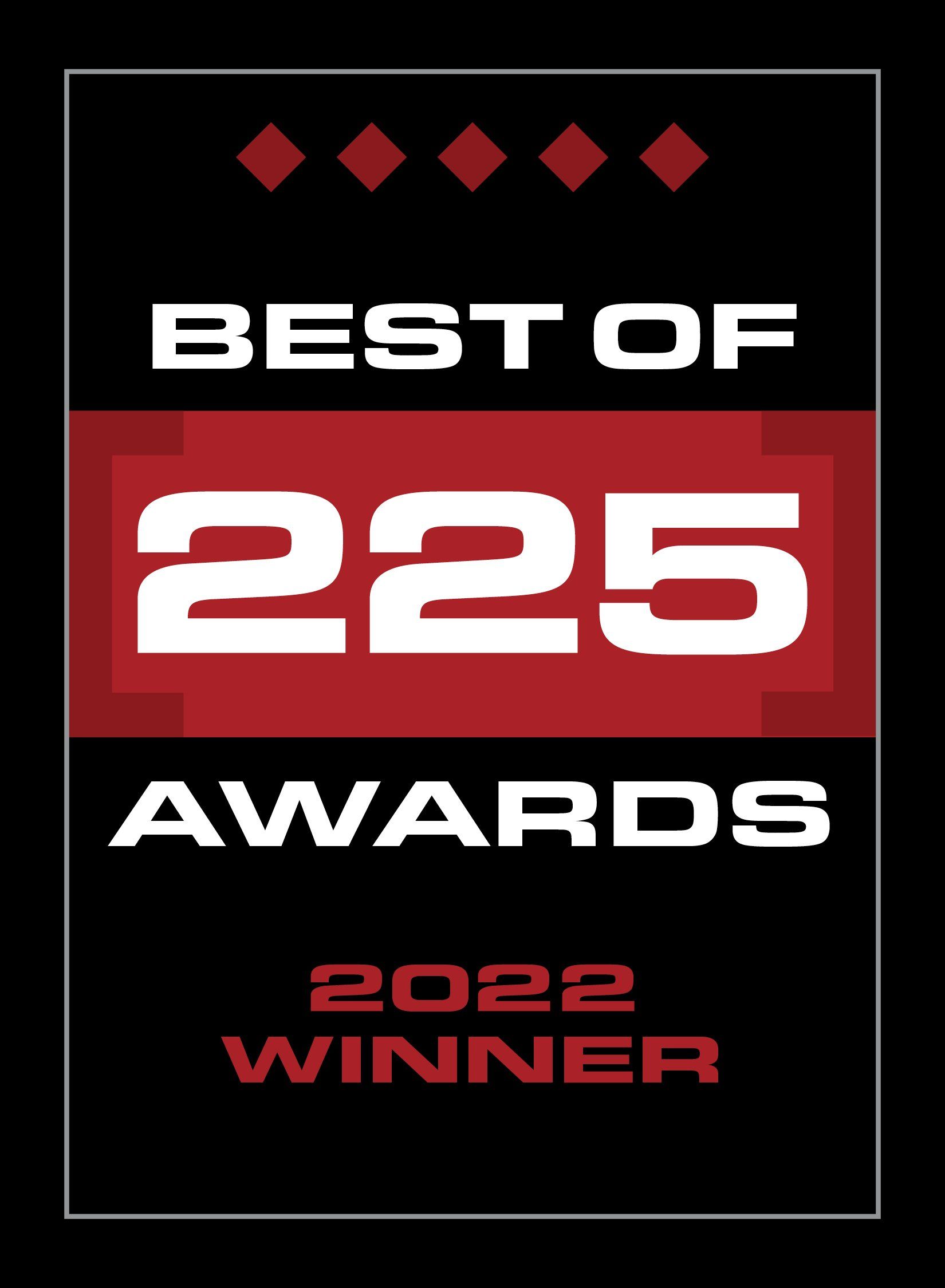 Best of 225 Award