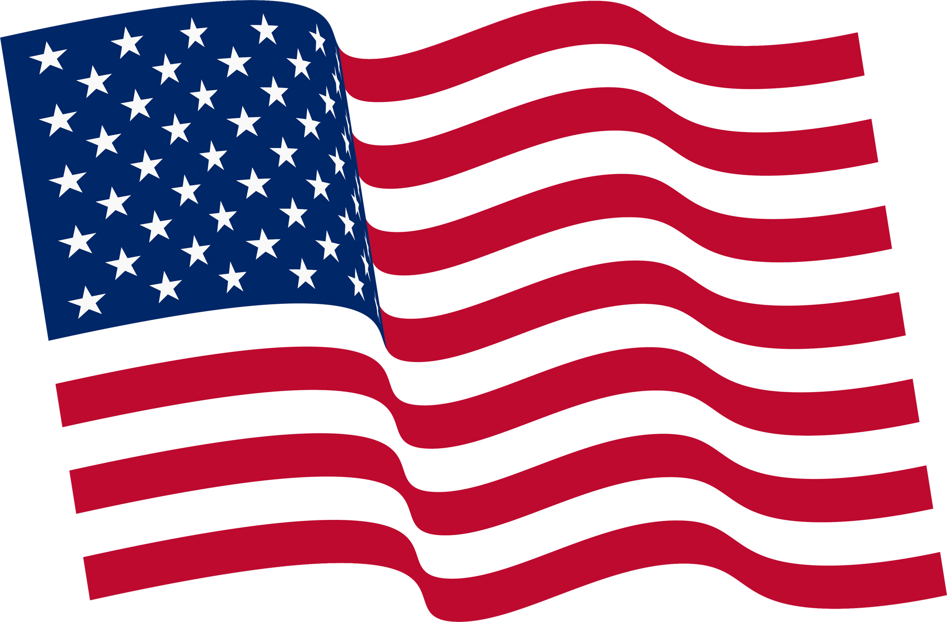 American flag waving, stars and stripes pattern. American flag waving, stars and stripes pattern.
