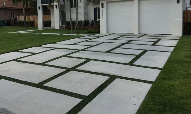 Design Ideas For An Artificial Grass Driveway Magnolia Turf, 50% OFF