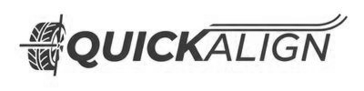Logo for QuickAlign: tire graphic with