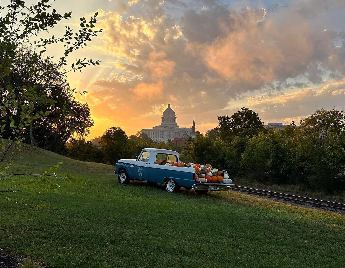 A Truckload of Pumpkins. Three Story Coffee Is Active in the Jefferson City, MO Community!