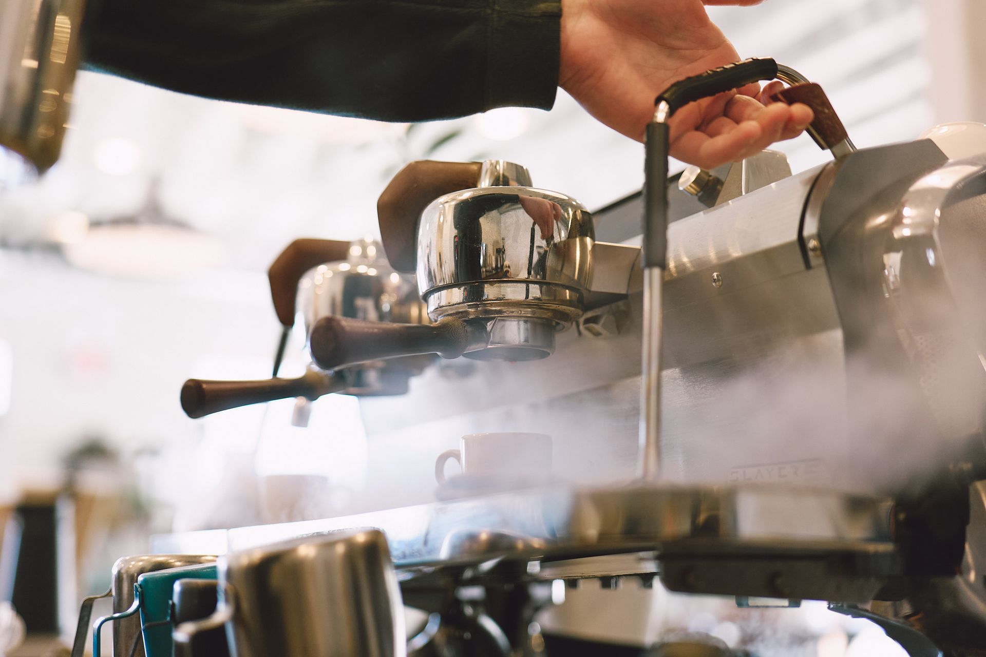 Espresso Machine. Come to Three Story Coffee for Flavorful Coffee Creations in Jefferson City, MO!